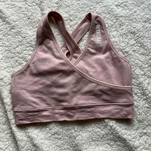 Gymshark Adapt Camo Seamless Pastel Pink Sports Bra